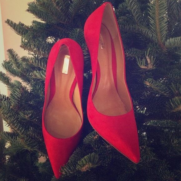 BNIB! Schutz Gilberta in Nobuck Red size 10