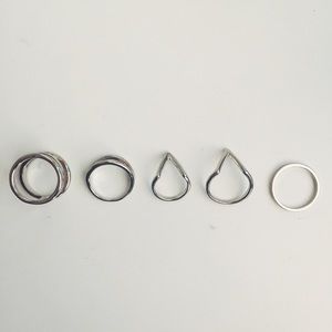5 piece ring set