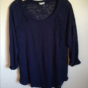 Navy blue shirt