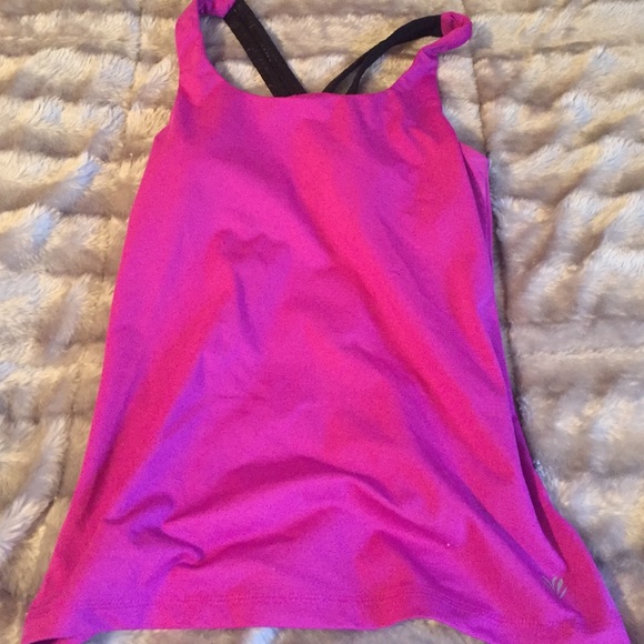 Pink workout shirt