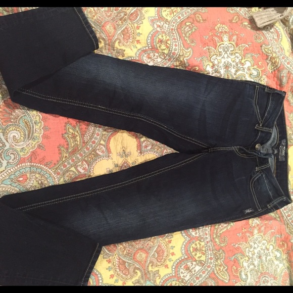 Size 25 silver skinny jeans