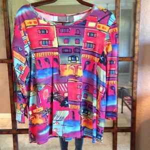 Additions by Chico's- 3/4 shirt