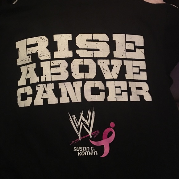 CM Punk  Wrestling Tee "RISE ABOVE CANCER" - Picture 3 of 3