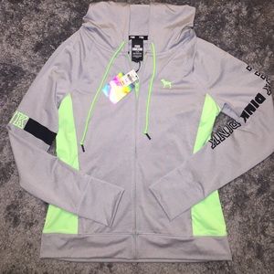 PINK ultimate zip up hoodie