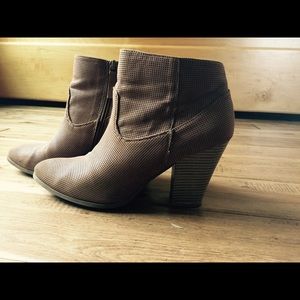Brown booties