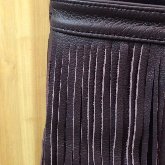 Genuine Leather Fringe Bag. Open to offers! ✨ - Picture 2 of 4