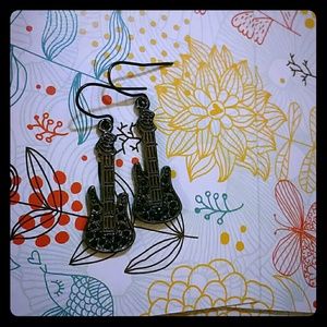 Guitar Earrings