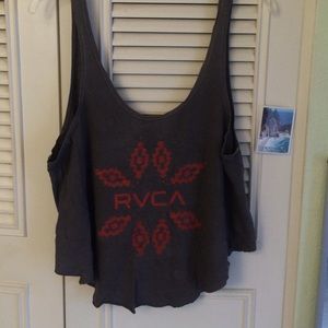 RVCA flow crop tank