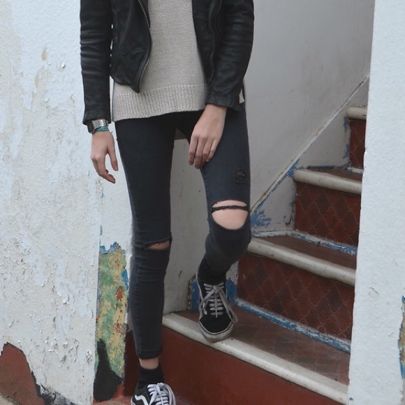All Saints Denim - All Saints Dark Grey Jeans