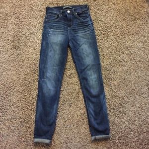 Express high rise jeans
