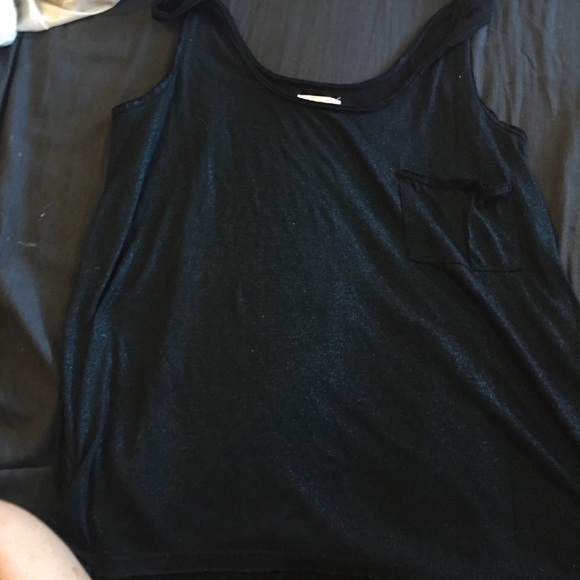 Sparkly loose fitting tank