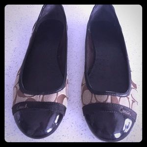 COACH logo flats