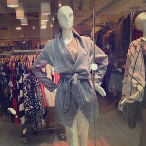 Belted Wool Waterfall Jacket - Never worn!