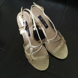 Nina Gold Heels