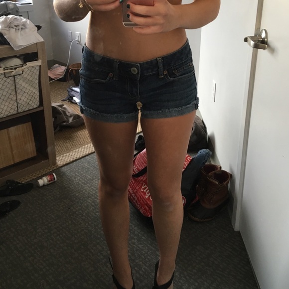 American eagle jean shorts