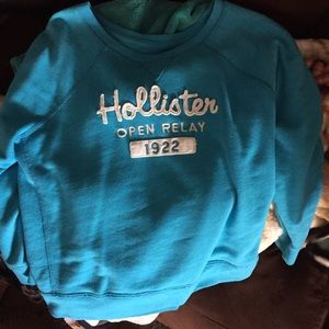 Hollister quarter sleeve crew