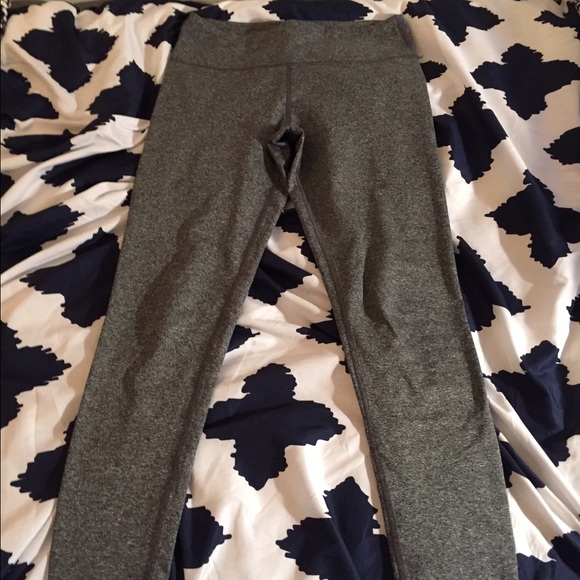 Gray fleece lined leggings