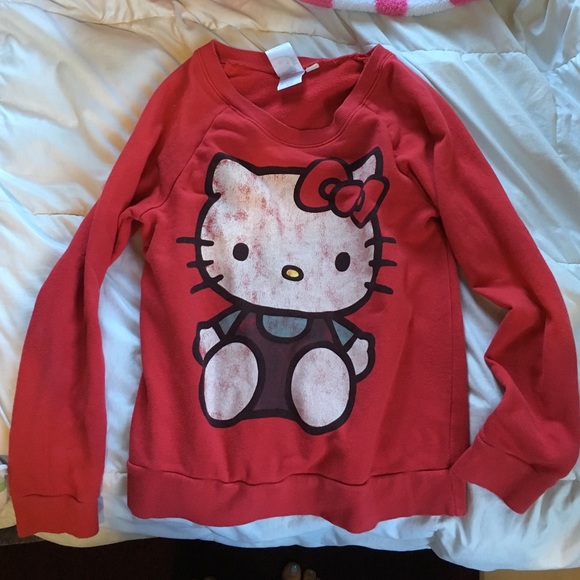 Cute red Hello Kitty Pullover
