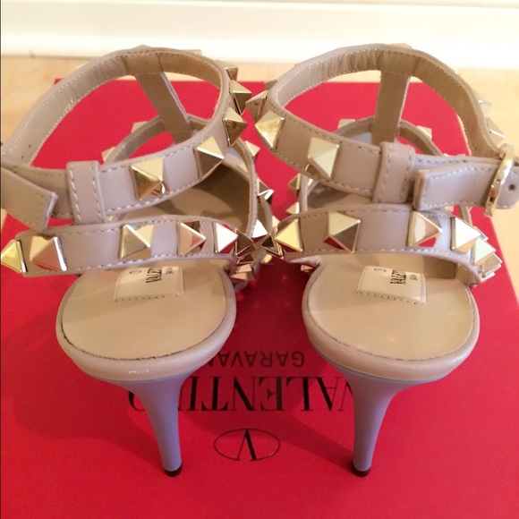 Valentino Rockstud Leather Slingbacks T.100 - Picture 3 of 4