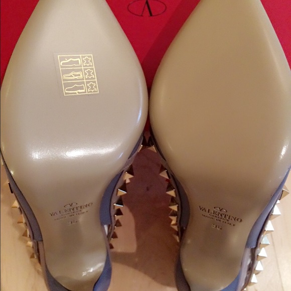 Valentino Rockstud Leather Slingbacks T.100 - Picture 4 of 4