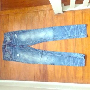 American Eagle distressed skinny jeans