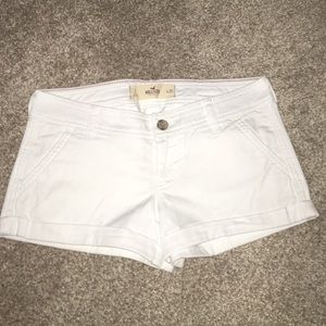 Hollister White Shorts