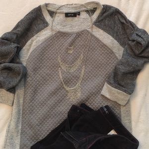 Mixed Media Sweatshirt