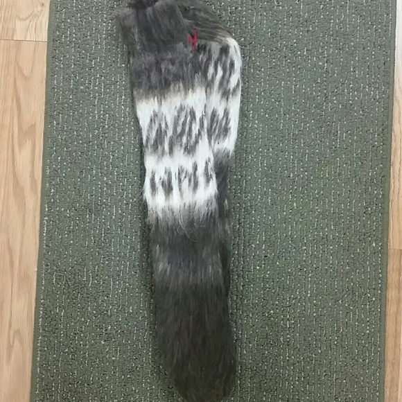 Alpaca fur slipper socks large