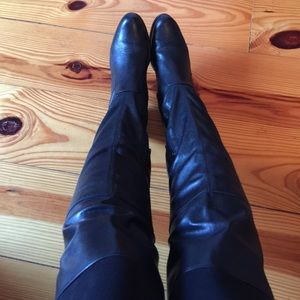 Aldo Leather Over the knee boots