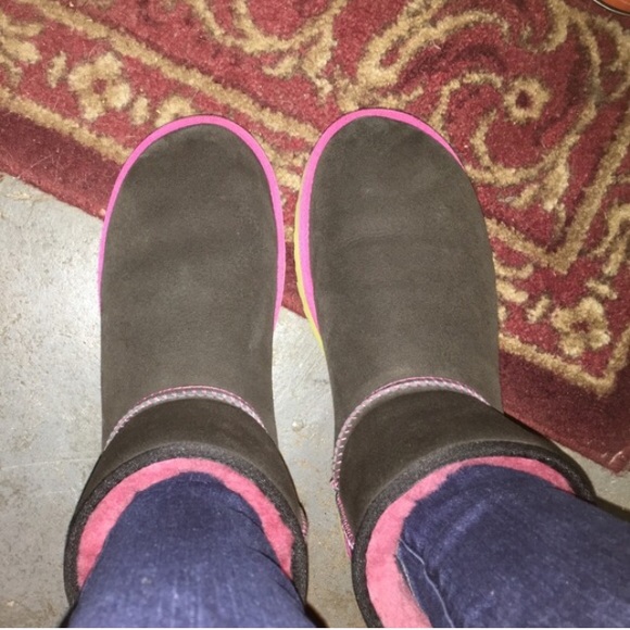Authentic Mini Black Uggs, Size 10 Womens