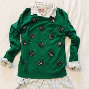 Banana Republic Green and Glam Sweater