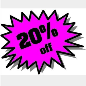 20% off everything!