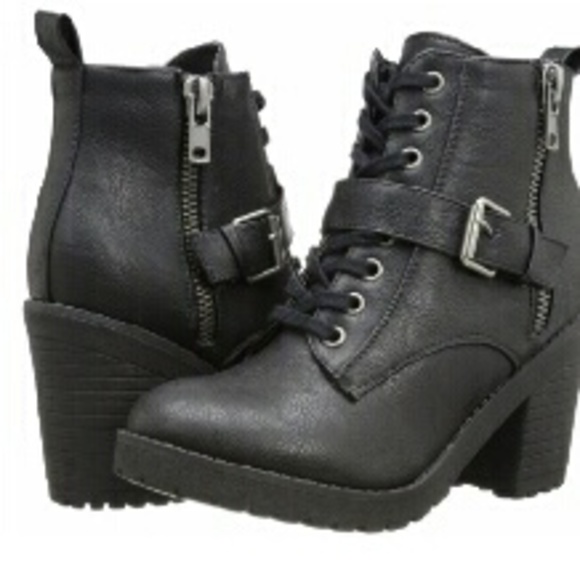 Rampage Black Ankle Boots