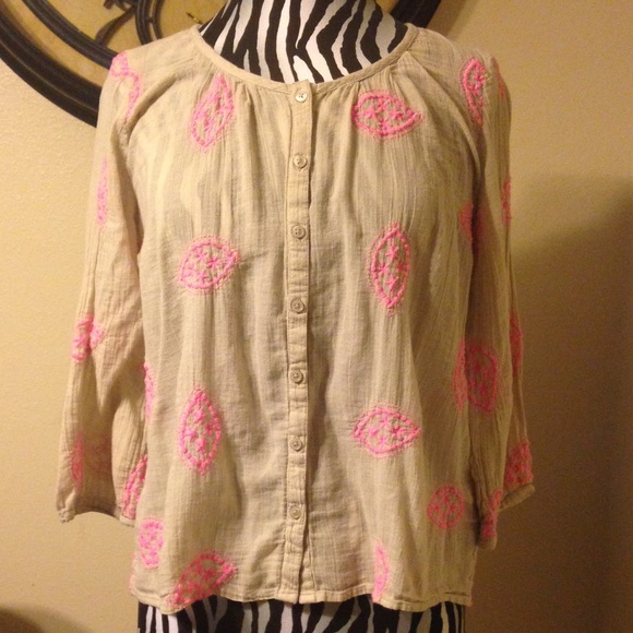 ⚡️SALE⚡️Boho Peasant Top M