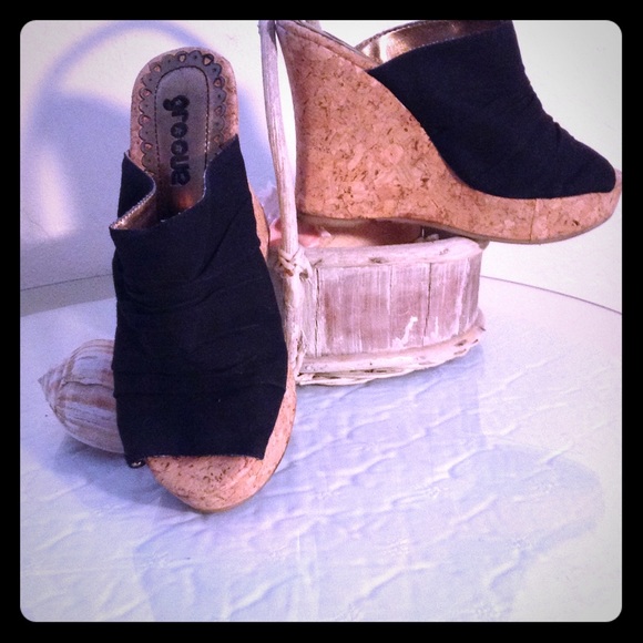 Groove Shoes - Platform wedge mule ❤️ Item#SH28