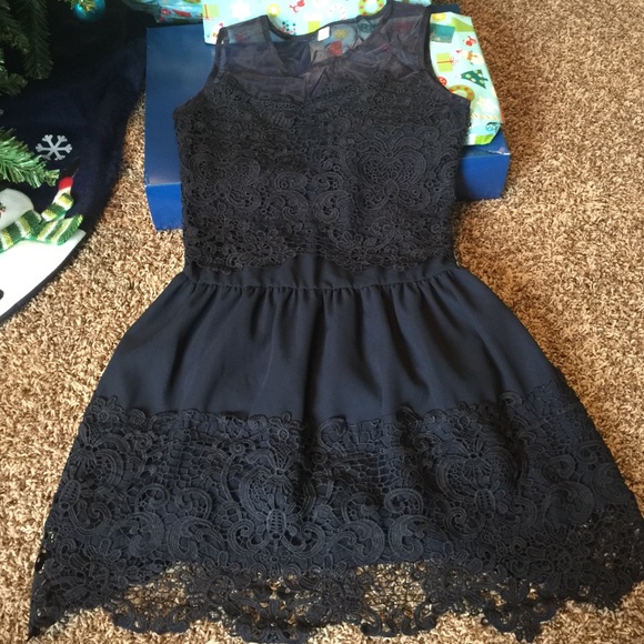 Lace & Shear Summer Dress