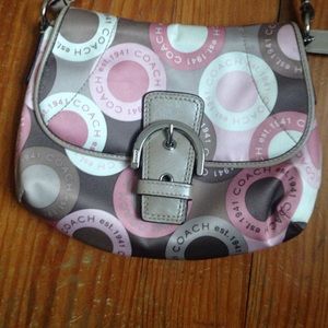 Coach cross body purse