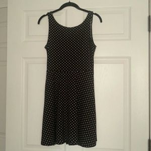 Polka Dot Dress with Low Back