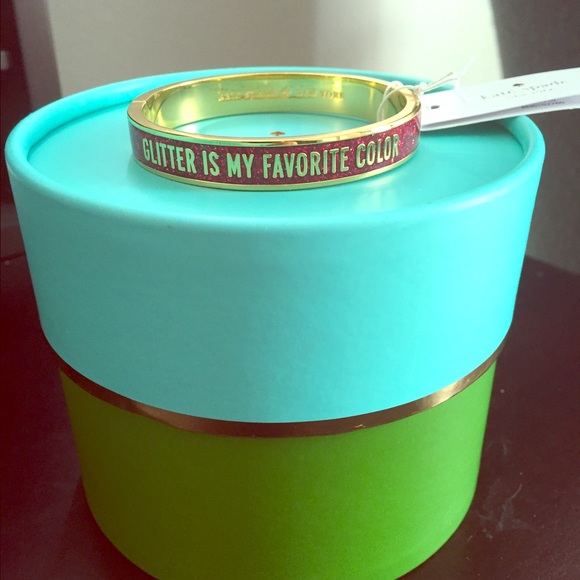 Kate Spade "Glitter is my favorite color" Bracelet