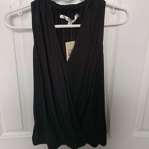 Max Studio black sleeveless  top XS