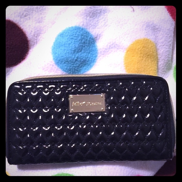 Betsey Johnson black wallet