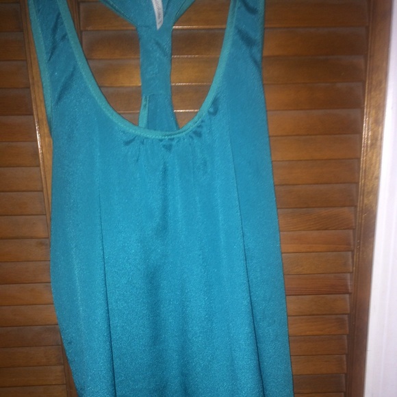 Blue tank top