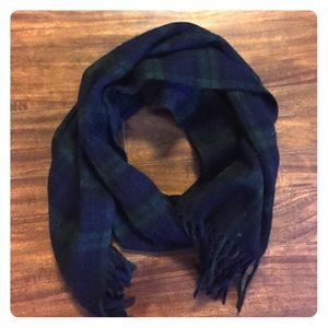 SALE Tommy Hilfiger Plaid Wool Scarf