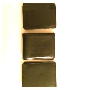 3 black wallets- perfect Christmas gifts!