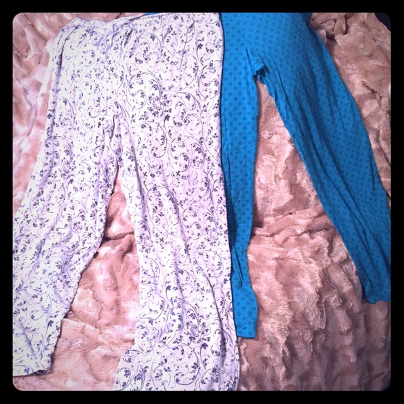 Set of Two Comfy, Soft, Stylish Pyjama Bottoms