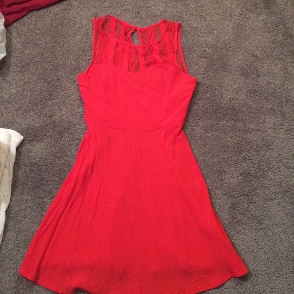 Red dress