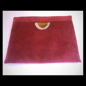 Vintage Reva Suede Clutch