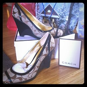 New coach kerryann wedge heel!