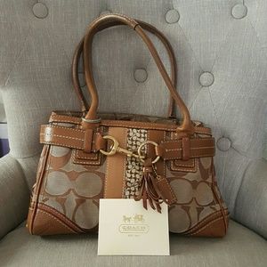 Tan Coach Purse