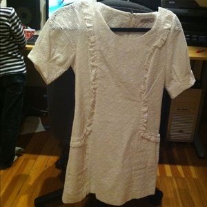 MODCLOTH White Lace Dress size Small